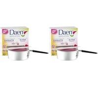 DAEN cera depilatoria en cazoleta rosa mosqueta 90 gr (Paquete de 2)