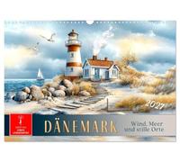 Dänemark - Wind, Meer und stille Orte (Wandkalender 2027 DIN A3 quer), CALVENDO Monatskalender: Die maritime Seele Dänemarks in hyggeligen Szenen.
