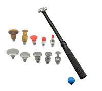 DAERBALA Martillo de reparación de abolladuras para coche, sin rastros, moldura de carrocería, herramienta de nivelación, abolladuras, martillo de reparación, juego de martillo de reparación