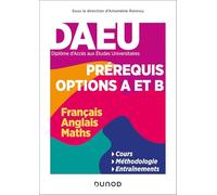 DAEU, prérequis options A et B: Français, anglais, maths