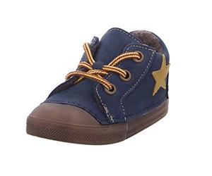 Däumling Kim-Barfuß, Zapatillas Bebé-Niños, Trapper Jeans, 18 EU