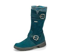 Däumling Marco RV - Alia RV - Botas Antideslizantes de cuero niña, Denver Petrol, 28