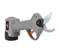 Daew0o Tijera de Poda a Batería DAWS-040Y - Corte Ø40 mm, Motor 500W-25.2V 22000 rpm, 2 Baterías 2.6 Amp, con sistema anticorte y contador. Dos aperturas.