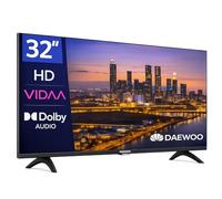 Daewoo 32VB56HV Smart TV 32 Pulgadas HD, HDR10, Dolby Audio, WiFi, HDMI, Diseño Sin Marcos (Frameless), Funciones de accesibilidad, Gama 2026