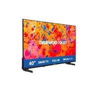 Daewoo 40DM65QV Smart TV de 40" QLED, con Resolución Full HD (1920 x 1080), HDR, Compatible con Asistente de Voz Alexa