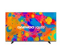 Daewoo 55DM55QV QLED Smart TV 55 Pulgadas 4K Ultra HD HDR, Televisor con Dolby Vision & Dolby Atmos, Compatible con Alexa, Diseño sin Marcos, Peana Lateral