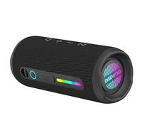 Daewoo Boom Beat Splash - Altavoz Bluetooth portátil Impermeable de 30 W, estéreo inalámbrico con TWS, luz RGB, AUX, USB y Micro SD, Color Negro