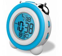 Daewoo - Reloj Despertador Digital DCD-220BL, Verde, Blanco
