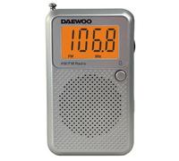 Daewoo DW1115 Radio Portátil AM/FM Gris Sintonizador Analógico Altavoz Integrado