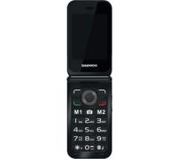 Daewoo DW8003BK Teléfono Móvil 2.8" Dual SIM Teclas Grandes SOS Negro