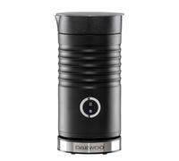 Daewoo Espumador de leche eléctrico para leche fría y caliente, 4 ajustes de leche, fácil de limpiar, diseño compacto y elegante, color negro