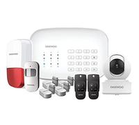 Daewoo Pack Vision+ | Alarma inalámbrica WiFi gsm conectada con Sirena Exterior | 1 cámara | Compatible con Amazon Alexa, el Asistente de Google
