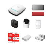 Daewoo Security - Alarmas para el hogar con Wi-Fi y gsm: Sistema de Seguridad inalámbrico con cámara HD, Sirena Solar para Exteriores, detectores ZigBee y amigable con los Animales, sin suscripción