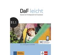 DaF leicht b1.1, libro del alumno y libro de ejercicios + dvd-rom: Kurs- und Ubungsbuch B1.1 mit DVD-Rom (SIN COLECCION)