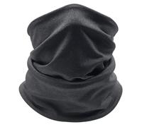 Dafannis Calentador de Cuello para Hombre & Mujer, Bufanda Multifuncional Invierno Neckwarmer, Polaina Térmica de Cuello de Babero Cálido Doble Esquí Para el Esquí al Aire Libre Moto (Gris Oscuro)