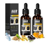 Dafeila FoliclicleBoost 5x Crecio de cabello Sero, suero de densidad del cabello de impulso del folículo, nutre profundamente el cuero cabelludo y las raíces, vuelve a crecer los pelos (2pcs)