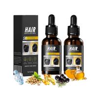 Dafeila Follicleboost 5x Sérum para el Crecimiento Capilar, Sérum para la Densidad Capilar Follicle Boost, Sérums para el Cuero Cabelludo para el Crecimiento Capilar (2Pcs)