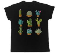 Daffy Cactus Love Funny Gift Designer Unisex T-Tshirts Camisetas y Tops(X-Large)