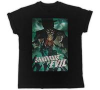 Daffy Shadows of Evil Movie Poster Funny Gift Designer Unisex T-Tshirts Camisetas y Tops(Large)