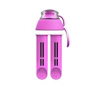 Dafi 2 Filtros de Recambio + Tapón para Botella SOFT Deporte con Filtro | Recambios | Purificador, Filtrador de Agua Grifo | Cartuchos | Sin BPA | Filtros de carbón | Morado