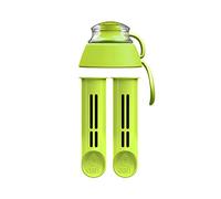 DAFI 2 Filtros de Recambio + Tapón para Botella SOFT Deporte con Filtro | Recambios | Purificador, Filtrador de Agua Grifo | Cartuchos | Sin BPA | Filtros de carbón | Celadón