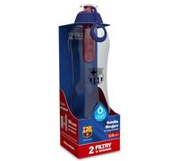 Dafi Botella de Filtro de Agua de Carbón + 2 Filtros 0,7L, FC Barcelona - Ideal para la escuela, el trabajo, el gimnasio | Elimina el sabor y el olor a cloro, Ergonómico y duradero