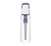 Dafi Botella de Filtro de Agua SOLID Jeans, 0,7 L - con Filtro de Carbón activado que mejora el pH, sin BPA, Elimina el sabor y el olor a cloro, fabricada con resistente Tritan™