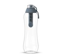 Dafi Botella Filtrante de Agua con un Filtro de Carbón Activado 0,5L, Acero - sin BPA, Elimina el sabor y el olor a cloro - para la Escuela, el Gimnasio, los Viajes - Botella Filtradora de Agua