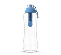 Dafi Botella Filtrante de Agua con un Filtro de Carbón Activado 0,5L, Azul - sin BPA, Elimina el sabor y el olor a cloro - para la Escuela, el Gimnasio, los Viajes - Botella Filtradora de Agua