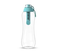 Dafi Botella Filtrante de Agua con un Filtro de Carbón Activado 0,5L, Menta - sin BPA, Elimina el sabor y el olor a cloro - para la Escuela, el Gimnasio, los Viajes - Botella Filtradora de Agua