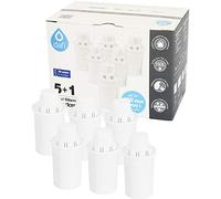 Dafi Filtros de agua (6 unidades, compatible con jarras Brita Classic), Universal Water Filter Cartridges