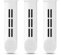 DAFI Juego de 3 filtros de Agua para Grifo | Para las Botella Dafi SOFT y SOLID Deporte | Cartuchos Filtrantes | Filtros de recambio | Recambios | Sin BPA | Filtrador de carbón | Filtros | Blanco