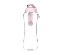 Dafi Soft Botella Filtrante de Agua con un Filtro de Carbón Activado 0,5 l Baby Pink, sin BPA, Elimina el sabor y el olor a cloro, Para la Escuela, el Gimnasio, los Viajes - Botella Filtradora de Agua