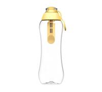 Dafi Soft Botella Filtrante de Agua con un Filtro de Carbón Activado 0,5 l Yellow Butter, sin BPA, Elimina el sabor y el olor a cloro, el Gimnasio, los Viajes - Botella Filtradora de Agua