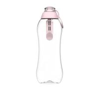 Dafi Soft Botella Filtrante de Agua con un Filtro de Carbón Activado 0,7 l Baby Pink, sin BPA, Elimina el sabor y el olor a cloro, Para la Escuela, el Gimnasio, los Viajes - Botella Filtradora de Agua