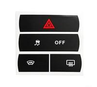 DaFor Shboard Botón de control para pegatina para Ford para S-Max Hazard DefroFor Ster y para EFor SP Function For S Reemplazo UFor Se