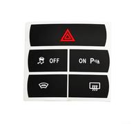 DaFor Shboard Button Repair Decal For Set for Ford For S-Max With Hazard DefroFor Ster y para EFor SP Function For Support