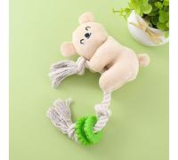 DAFORERAL Juguete chirriante para perros, juguete de peluche duradero y resistente a las mordeduras para cachorros, perros pequeños y gatos, diseño de perezoso y koala, interactivo y divertido (koala