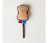 DAFORERAL Juguete masticable para gatos con matatabi y hierba gatera, bonito juguete de peluche en forma de pan para limpiar los dientes y jugar solo, juguete interactivo para gatos para aliviar el