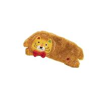 DAFORERAL Lindo tapete de juguete arrugado para perros, almohadilla de felpa suave para cachorros, cama cómoda transpirable y lavable, alivia la ansiedad y el exceso de energía (león pequeño)