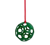 DAFORERAL Pelota de juguete colgante para caballos, cabras, ovejas, pelota de alimentación TPR duradera, comedero de heno para enriquecimiento de animales, diseño resistente al estiramiento (verde)