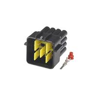 DAFQWEYU 1 juego de 16 pines FW-C-16F-B FW-C-16M-B negro macho hembra sellado wat/erp/;ro/ofW conector de mazo de cables eléctrico automático pl;/UG (negro 5 juegos)(Army Green,1 set)