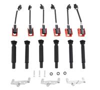 Dafsxzq Paquete de bobina de encendido arnés de cableado N55 a conversión B58 compatible con piezas de desgaste del sistema de encendido del automóvil(Silver)