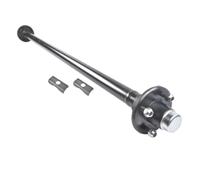 DAFSXZQR 4 bujes de lengüeta, Eje de Remolque de con Cara de buje de 60 Pulgadas con de bujes tensores de 4 x 4 Pulgadas, 2000 Libras