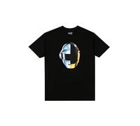 Daft Punk Sony Unisex Official Merch Split Helmet tee Oficial Merch Split Helmet tee, Negro, XL