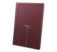 DAG Style I Love Menu Risto Porta Menú, PVC, Burdeos, 31.3x22.6x3 cm