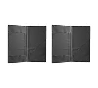 DAG Style Risto Porta Cuenta, PVC, Negro, 12 x 22 cm (Paquete de 2)