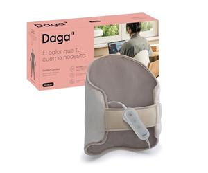 DAGA Almohadilla Térmica Lumbar, Tecnología Intellisense, Doble Tejido, Multi-Temporizador, 4 Temperaturas, 61x38 cm
