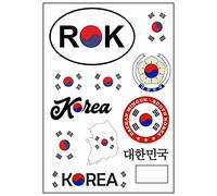 Daged Pegatinas de Corea del Sur para tarjeta - Coche Coche Moto Biker Bandera Bandera Decoración AK