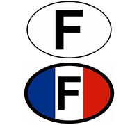 Daged Pegatinas para matrícula de Francia (2 unidades)